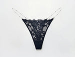 Metal Chain Hot Sexy Women Panties Cotton G String Girls Briefs Letter Thong Erotic Female Underwear Low Waist Intimates