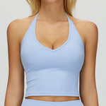 Sexy Gym Top Women Sports Bra Running Hanging Neck Yoga Bra Breathable Sports Underwear Women Fitness Bra Workout Top Women