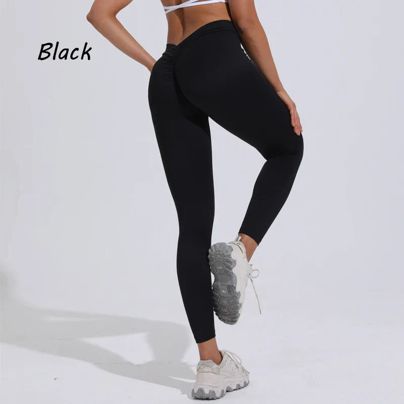 DIAS FIT JOY Women's Yoga pants back V-waist buttocks lifting pants high waist sports and fitness pants sports pants