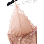 Sexy Lingerie Dress Women Lace Mesh See Through Nightdress Solid Slim V Neck Slip Sleepwear Summer Hot Nightgown Night Shirts
