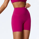 Hearuisavy Summer Soft Sports Shorts Buttock Lift Gym Leggings Women High Waist Yoga Shorts Women Running Cycling Workout Shorts