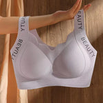 Seamless Wireless Bra One-Piece Vest Lingerie for Women Lift and Support Side Smoothing Push-Up Full Coverage Bra Small Chest