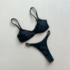 Sexy Solid Black Triangle Micro Bikini Thong Set Swimsuit Women 2026 Metal Ring Ladies Swimwear Bathing Suit Bikinis Mujer test