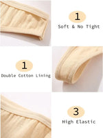 6Pcs/Set Women Cotton G-String Ribbed Panties Female Low Rise Thongs Ladies Sexy Bikini 7 Solid Color Girl Soft S-XL Intimates