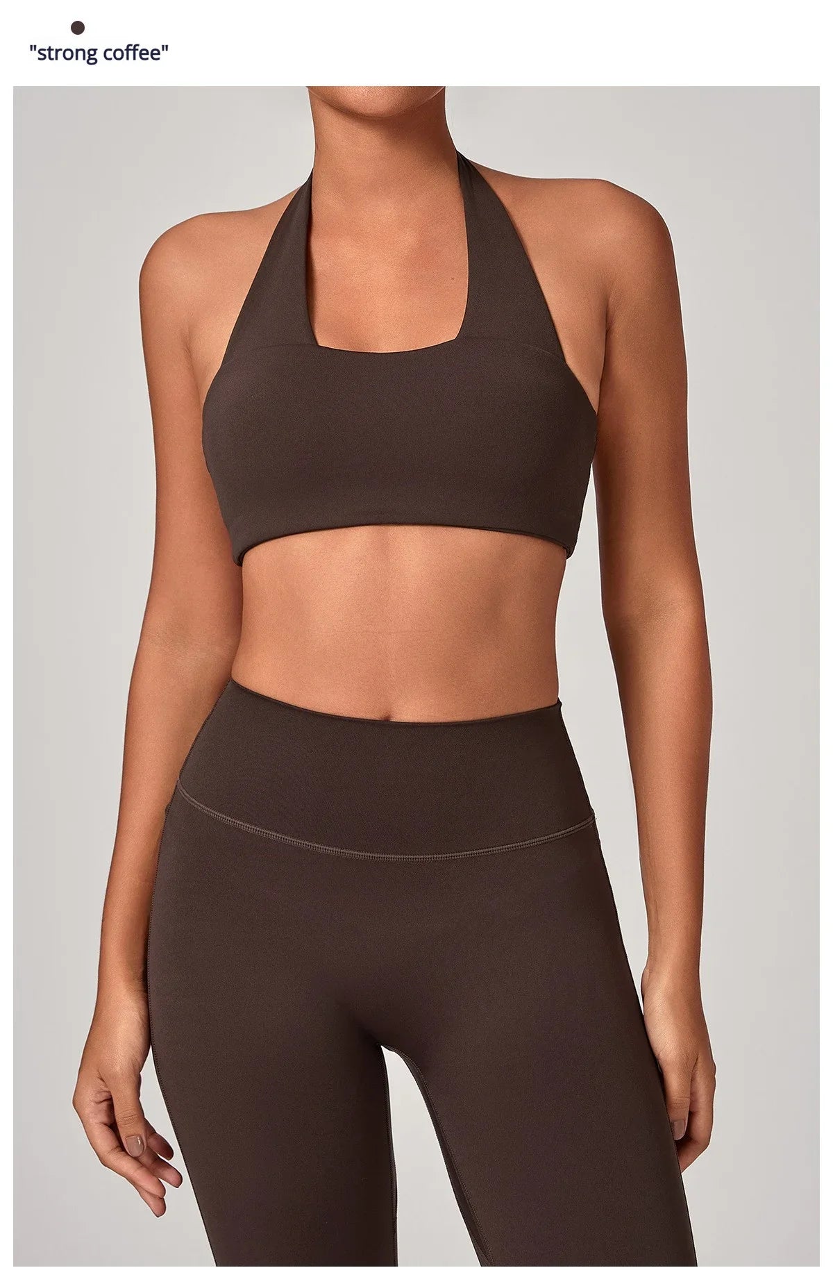 Sexy Fitness Bra Women Sports Sports Bra Halter Top High Support Push-up Open Back Running Gym Wear Yoga Bra Workout Underwear