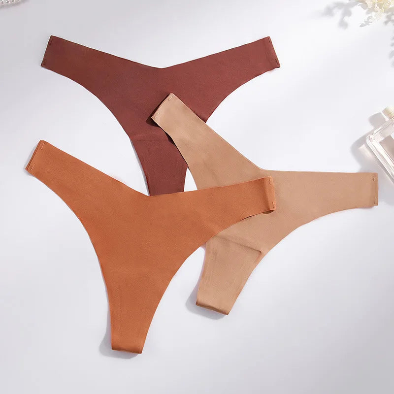 Seamless Women Panties Underwear Female Thong Intimates G StringLadies Low-Rise Briefs Sexy Panty Set Lingerie Size S-XL