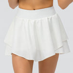 Summer Golf Skirt Women High Waist Running Outdoors Tennis Sport Skirt Pockets Fitness Gym Casual Shorts Athletic Workout Skirts