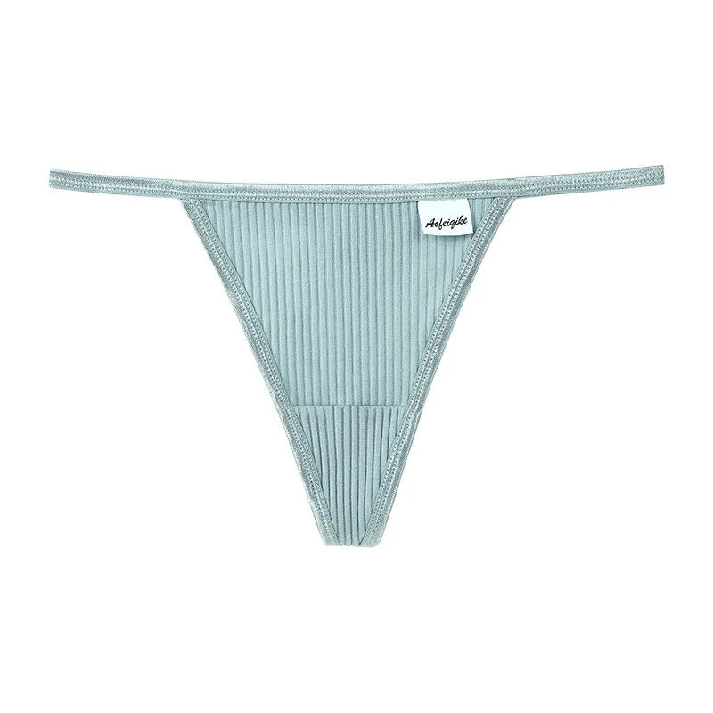 Sports Cotton Sexy Women's Panties Simple Thongs Lingerie Briefs Female Underwear G-Strings Hot T-Back Breathable Underpants