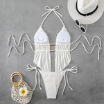 New Sexy Shell Linked String Bikini 2026 Women Swimwear Female Swimsuit Two Pieces Thong Bikini Set Bather Bathing Suit Beach