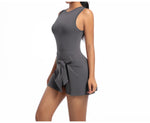 New Short Sports Jumpsuit Gym Set Women Yoga Clothes Workout Tennis dress One-piece Playsuit Yoga Suit Female Outdoor Bodysuits