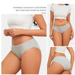 Women's Seamless Cotton Briefs Women Panties Solid Color Breathable Underwear Female Low Waist Soft Lingerie S-XXL
