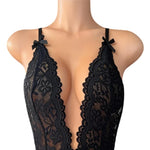 See Through Deep V Sexy Underwear Women One-piece Exotic Costumes BodysuitDesire Night EroticSexua Temptation Hot Dress Set