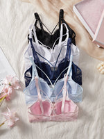 5PCS Lace Women's Underwear Set Hollow-out Lace Push up Bra Bow Breast Lift Band Sexy Bras Women Lingerie
