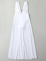 Sexy White Dress One Piece Swimsuit 2026 Women Embroidery Floral Designer High Waist Swimwear Vintage Beach Bathing Suit Bikini