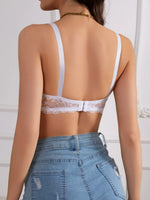 Hot 3/4 cup thin underwear small bra Plus Size Undewire adjustable lace Women's bra breast cover Sexy Bralette Lingerie