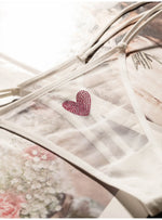 Lace Mesh Women Briefs Sexy Thong Transparent Rhinestones Heart Panties Underwear Girls G String Lingerie Fitness T Back