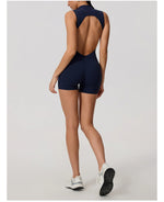 Hearuisavy Summer Sports Overalls Women Gym High Stretch Sleeveless Yoga Bodysuit Running Push Up Butt-Lifting Fitness Jumpsuit