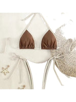 2026 Sexy Contrast Color Separates Micro Bikini Women's Swimsuit Female Swimwear Mini Thong Bikinis Set Two-piece Bathing Suit