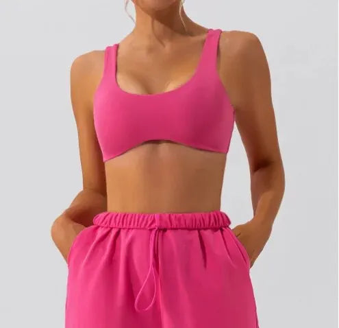 Yoga Bra With Tight Fit Moisture Absorption Sweat Wicking High Elasticity Breathability And A Nude Feel Yoga Bra