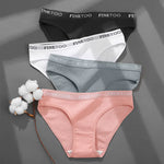 1Pcs Women' Cotton Pantys Sexy Comfortable Letter Printed Woman Briefs Ladies Underpants Fashion Girls Lingerie M-XXL