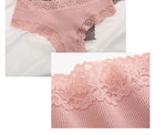 Sexy Lace Cotton Brazilian Pants Women Low Waist Panties Underwear Solid Color Ladies Briefs Lingere Underware Comfortable Women