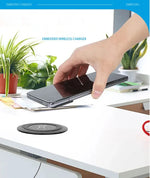 3 in 1 Wireless Charger Built in Type-C USB Ports Desktop Embedded Charging Station for iPhone 17 Xiaomi Airpods Mobile Phone