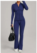 Women Tracksuit 2PCS Yoga Suit Sports Set Gym Set Running Outfits Workout Clothes Sports Long Sleeve Athletic Wear Yoga Clothing