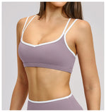 Sexy Back Sports Bra Top Women's Push-Up Yoga Underwear Fitness Top Running Workout Yoga Top Soft Beauty Back Bras Gym Underwear