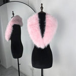 Trendix Black Knit Cardigan For Women Winter Detachable Faux Fur Collar Short Tops Street Slim Party Elegant Outerwear Top Femme