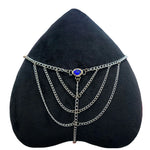 Rhinestones G String Girls Metal Chain Sexy Women Panties Gem Briefs Thong Lace Erotic Female Underwear Low Waist Intimates
