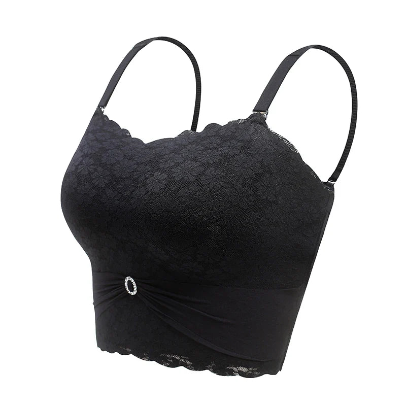 Seamless Solid Without Straps Bralette Lingerie Plus Size 5XL Women Sexy Strapless Bra Invisible Bra Push Up Bra M-5XL Underwear