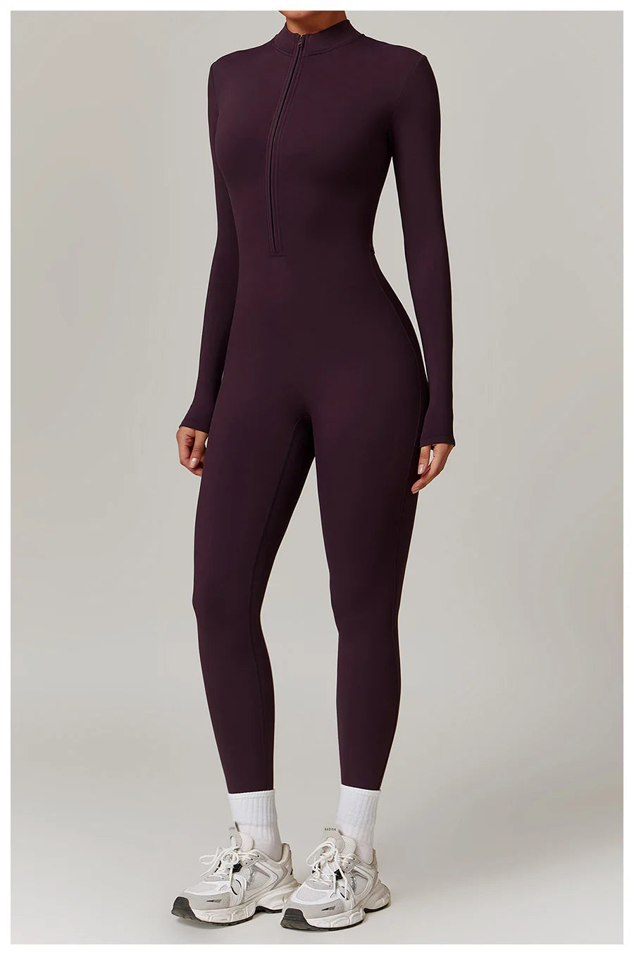 Zipper Workout Jumpsuit Sports Overalls Women Gym Clothing Running Long Sleeves Fitness Gym Tracksuit Short Sportswear Yoga Set