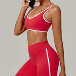 Breathable Sports Underwear Anti-Sweat Fitness Top Women Yoga Bra Shockproof Crop Top Push Up Running Sport Bra Gym Workout Top