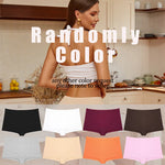 3PCS/SET Women Panties Cotton Seamless Sports Boxers Underwear Female Solid Color Briefs Cozy Lingerie Intimate Underpants XS-XL