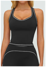 Woman Yoga Tank Top Gym Clothes Removable Chest Pad Fitness Bra Workout Halter Top Activewear Sexy Pilates Sports Vest Underwear