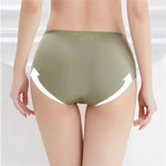 5PCS Seamless Mulberry Silk Underwear Ultral Thin Women's Panties Sexy High Elastic Invisible Briefs Soft Underpants Lingerie