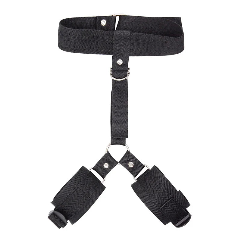 Adult Games BDSM Bondage Set Women RestraintsAdjustable Handcuffs Ankle Straps Fetish No Vibrator Erotic Accessories Sex Shop