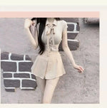 WOMENGAGA Korea Style Sexy Slim High Waist Strap A-line Half Length Skirt Fashion Women Skorts JK Sweet 2023 NewOW3W