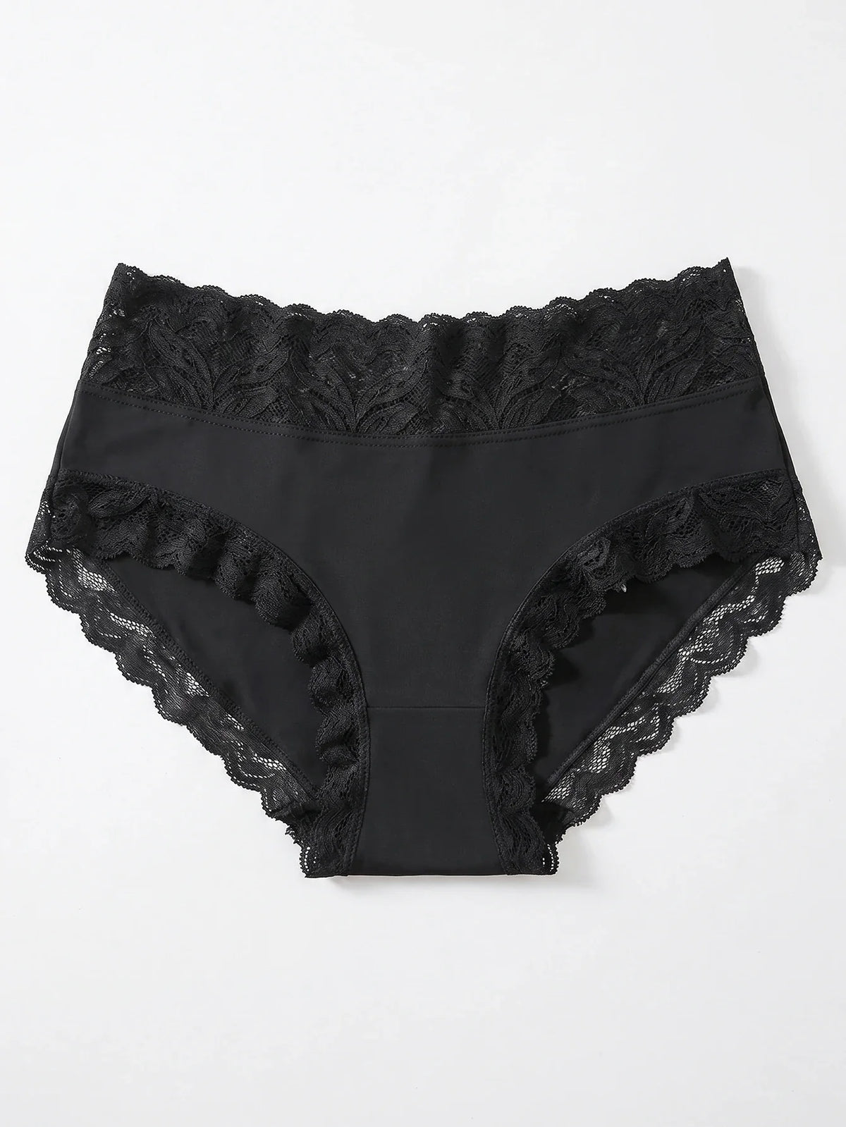 3PCS/Set Women's Sexy Lace Panties High Waist Hollow Out Briefs Breathable Underwear Female Elastic Soft Lingerie XS-XXL