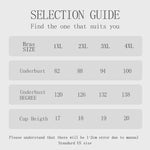 1pcs Plus Size 1XL-4XL For Big Breast Female Underwear Thin Unlined Sexy Lingerie Breathable Brassiere Print Decor Women's Bras