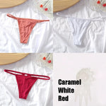 New 3PCS/Set Cotton Bikini Panties Women Sexy Solid Color Low Waist Thongs Female Breathable G-String Underwear Comfort Lingerie