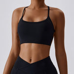 Sexy Cross Sports Bra Gym Top Women Training Running Yoga Bra Stretch Women Sports Underwear Fitness Workout Women Tank Tops