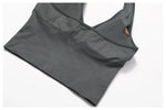 Women Summer Sports Bra Seamless Halter Top High Support Push-up Open Back Gym Bra High-intensity Fitness Yoga Workout Underwear