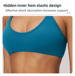 Breathable Bra Gym Top Women Bras High Support Thin Strap Halter Sports Bras Push-up Workout Underwear Shockproof Yoga Tank Tops