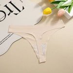 5Pcs/Set Seamless Ultra-thin panties Maillard Panties Women Ice Silk Underwear Sexy Panty Low Waist G-string Female Solid Panty