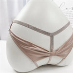 Rhinestones Girls Sexy G String Panties Women Underwear Briefs Hollow Out Thong Transparent Lingerie Intimates