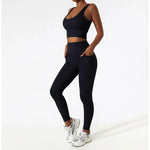 Cozy SkinFriendly Breathable Pocket Yoga Leggings Gym High Waist Sports Leggings Women Elasticity Fitness Running Hip Lift Pants