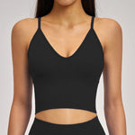 Seamless Sports Bra Women Shockproof Fitness Tops Push Up Gym Crop Top Brassiere Sport Bras Gym Workout Top Breathable Yoga Bra
