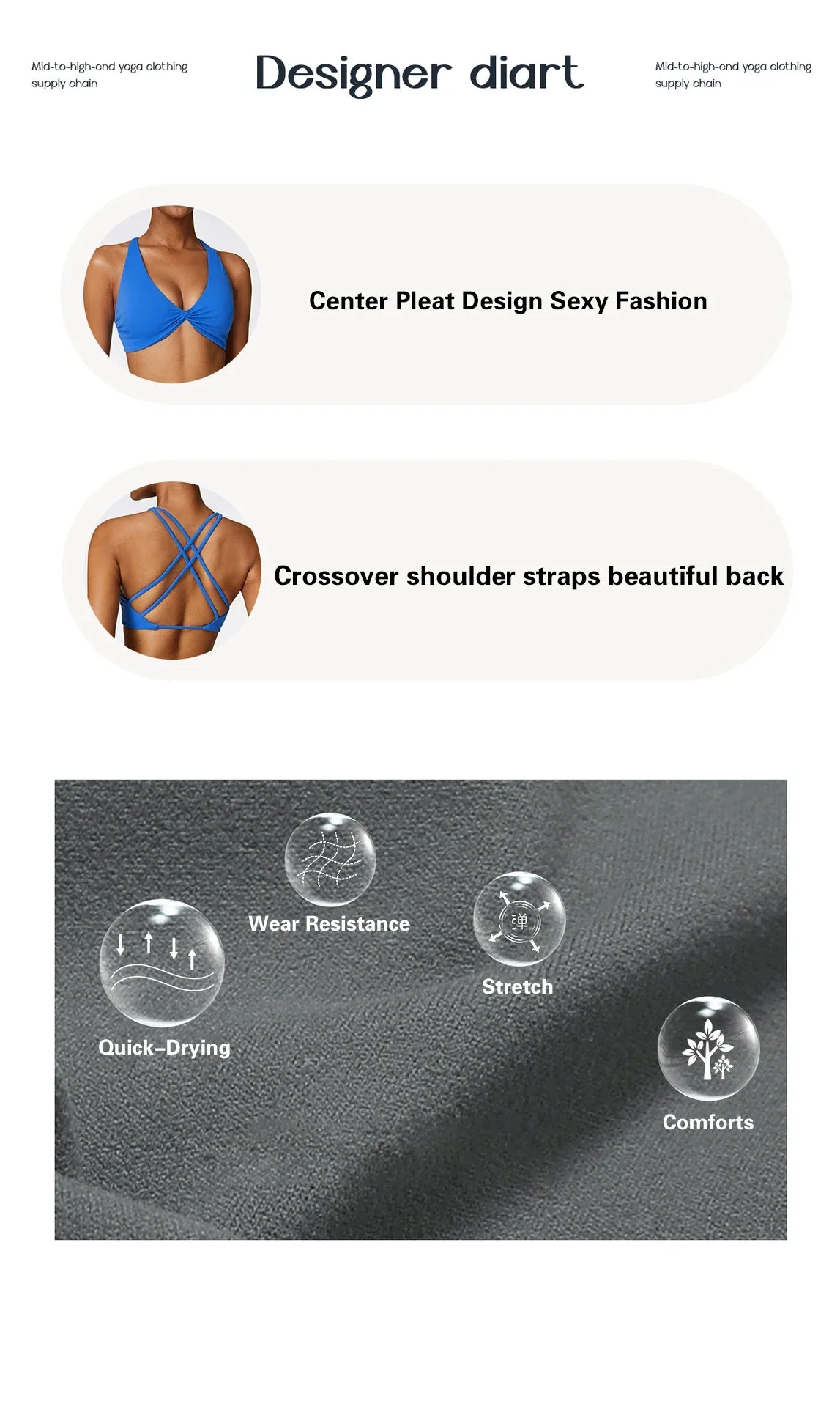 Push Up Gym Top Women Pleated Design Sports Bra Women Sexy Yoga Bra Running Yoga Clothes Women Fitness Workout Brassiere Women