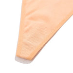 3PCS Women's Panties Cotton Thongs Adjustable Waist Sexy G-String Solid Color Seamless Intimate Female Underpants Lingerie S-XL